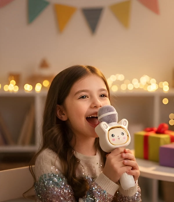 Cute Cartoon Wireless Karaoke Microphone