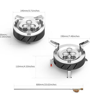 Compact Gas Stove for Outdoor