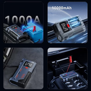 Portable Car Jump Starter with Digital Display