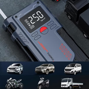 Portable Car Jump Starter with Digital Display